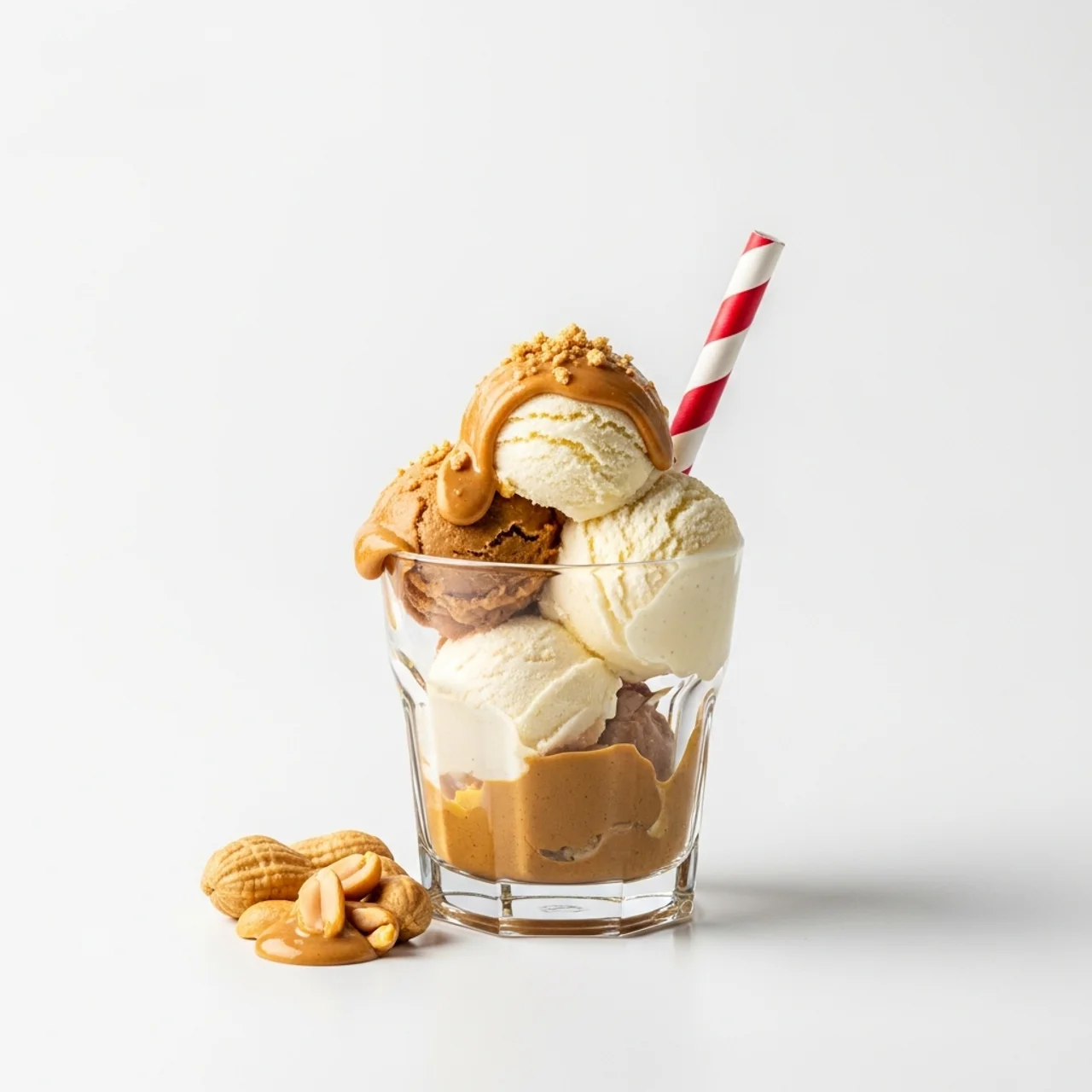 شیک کره بادام زمینی